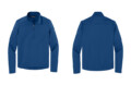 Eddie Bauer EB2360 Smooth Mid Layer Fleece 1:2 Zip Cobalt Blue
