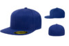 Flexfit 6210FF Fitted Flat Bill Cap - Color: Royal