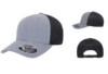 Flexfit FF110m Heather Grey Black hat Flexfit FF110m Heather Grey Black hat