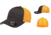 Flexfit Fitted Mesh Cap FF6511 Charcoal Neon Orange