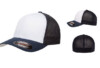Flexfit Fitted Mesh Cap FF6511 White Navy