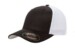 Flexfit Mesh Fitted Trucker Black White Hat