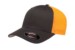 Flexfit Mesh Fitted Trucker Charcoal NeonOrange Hat