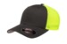 Flexfit Mesh Fitted Trucker Charcoal NeonYellow Hat
