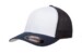 Flexfit Mesh Fitted Trucker Navy White Navy Cap