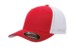 Flexfit Mesh Fitted Trucker Red White Cap