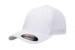 Flexfit Mesh Fitted Trucker White Hat