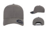Flexfit 6110NU Mid Profile Adjustable Hats Grey