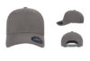 Flexfit 6110NU Mid Profile Adjustable Hats Grey