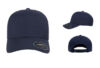 Flexfit 6110NU Mid Profile Adjustable Hats Navy