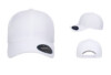 Flexfit 6110NU Mid Profile Adjustable Hats White