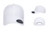 Flexfit 6110NU Mid Profile Adjustable Hats White
