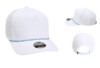 Imperial Wrightson Cap 5054 White Teal Purple Cap