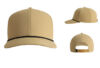Imperial 7054 6 Panel Performance Wingman Rope Hat Deep Gold Black