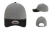 Imperial 7054 6 Panel Performance Wingman Rope Hat Grey Black Black Grey