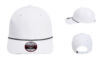 Imperial 7054 6 Panel Performance Wingman Rope Hat White Black