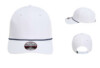 Imperial 7054 6 Panel Performance Wingman Rope Hat White Navy