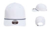 Imperial 7054 6 Panel Performance Wingman Rope Hat White Navy