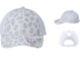 Infinity Her Womens Ponytail Trucker Snow Leopard White. Trucker Ponytail custom women hats.