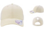 Infinity Her Womens Ponytail Trucker Vanilla White. Custom hats for women.