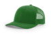 Richardson 112 custom hat in solid kelly green – blank trucker hat ready for patch or embroidery design
