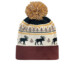 LOCALE GRNDSR Grand Recycled Beanie - Fairisle Moose Brown