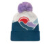 LOCALE GRNDSR Grand Recycled Beanie Mountain - Sunset Purple