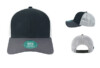 Legacy Mid Pro Trucker Cap MPS Black Dark Grey Silver
