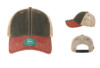 Legacy Old Favorite Trucker Cap OFA Black Cardinal Khaki Cap