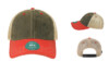 Legacy Old Favorite Trucker Cap OFA Black Scarlet Red Cap