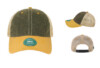 Legacy Old Favorite Trucker Cap OFA Black Yellow Khaki Cap