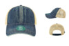 Legacy Old Favorite Trucker Cap OFA Blue Denim Khaki Cap