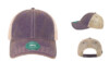 Legacy Old Favorite Trucker Cap OFA Purple Khaki Hat