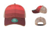 Legacy Old Favorite Trucker Cap OFA Red Stripe Khaki Cap
