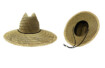 Lost Hat Co. Natty Wake Straw Lifeguard Hats Black