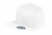 NewEra Flat Bill Snapback Cap White Hat