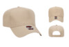 OTTO 31 069 5 Panel Low Crown Baseball Cap Khaki Cap