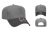 OTTO 31 069 5 Panel Low Crown Baseball Cap Royal Black Blk Ch. Gry Cap