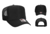 OTTO 39 165 High Crown Foam Trucker Black HAT