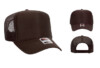 OTTO 39 165 High Crown Foam Trucker Brown hat