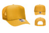 OTTO 39 165 High Crown Foam Trucker Gold hat