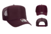 OTTO 39 165 High Crown Foam Trucker Maroon hat