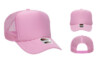 OTTO 39 165 High Crown Foam Trucker Pink hat