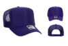 OTTO 39 165 High Crown Foam Trucker Purple hat