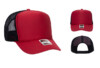 OTTO 39 165 High Crown Foam Trucker Red hat