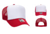 OTTO 39 165 High Crown Foam Trucker Red hat
