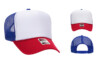 OTTO 39 165 High Crown Foam Trucker Red hat