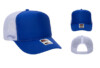 OTTO 39 165 High Crown Foam Trucker Royal White hat