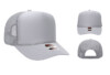 OTTO 39 165 High Crown Foam Trucker Silver Gray hat