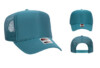 OTTO 39 165 High Crown Foam Trucker Turquoise hat